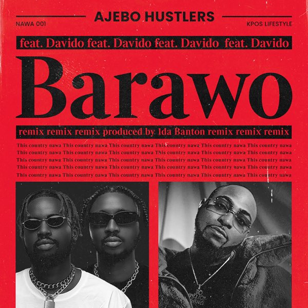 [INSTRUMENTAL] : Ajebo-Hustler ft Davido - Barawo - {Remake By Kayworrydem}