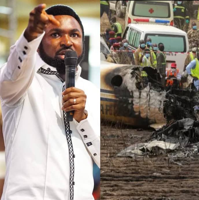 How popular Abuja based Prophet Dr Emmanuel Omale Prophesied Sunday plane crash (Watch Video)