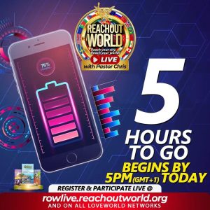 Excitement,  high expectations,  as ReachOut World Live with Pastor Chris begins